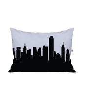 Hong Kong China Skyline Lumbar Pillow