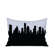 Houston Texas Skyline Lumbar Pillow