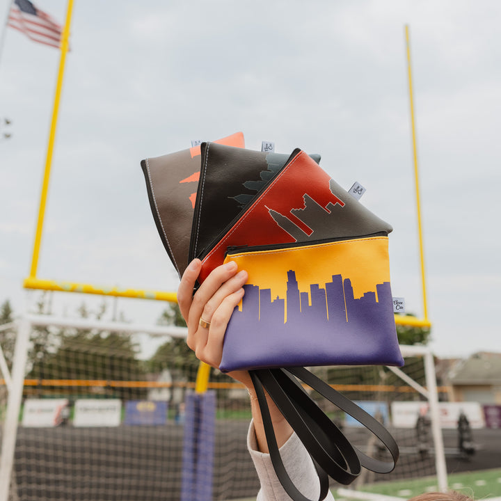 Team Colored Skyline Game Day Wristlet - Stadium Approved