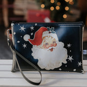 Jolly St. Nick Wristlet Clutch