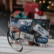 If Lost, Return to Higbees Wristlet Clutch