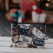 If Lost, Return to Higbees Vegan Leather Mini Wallet