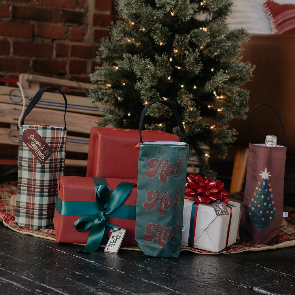 Grandma's Ceramic Tree Wine Tote