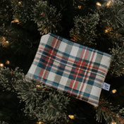 Vintage Plaid Vegan Leather Mini Wallet