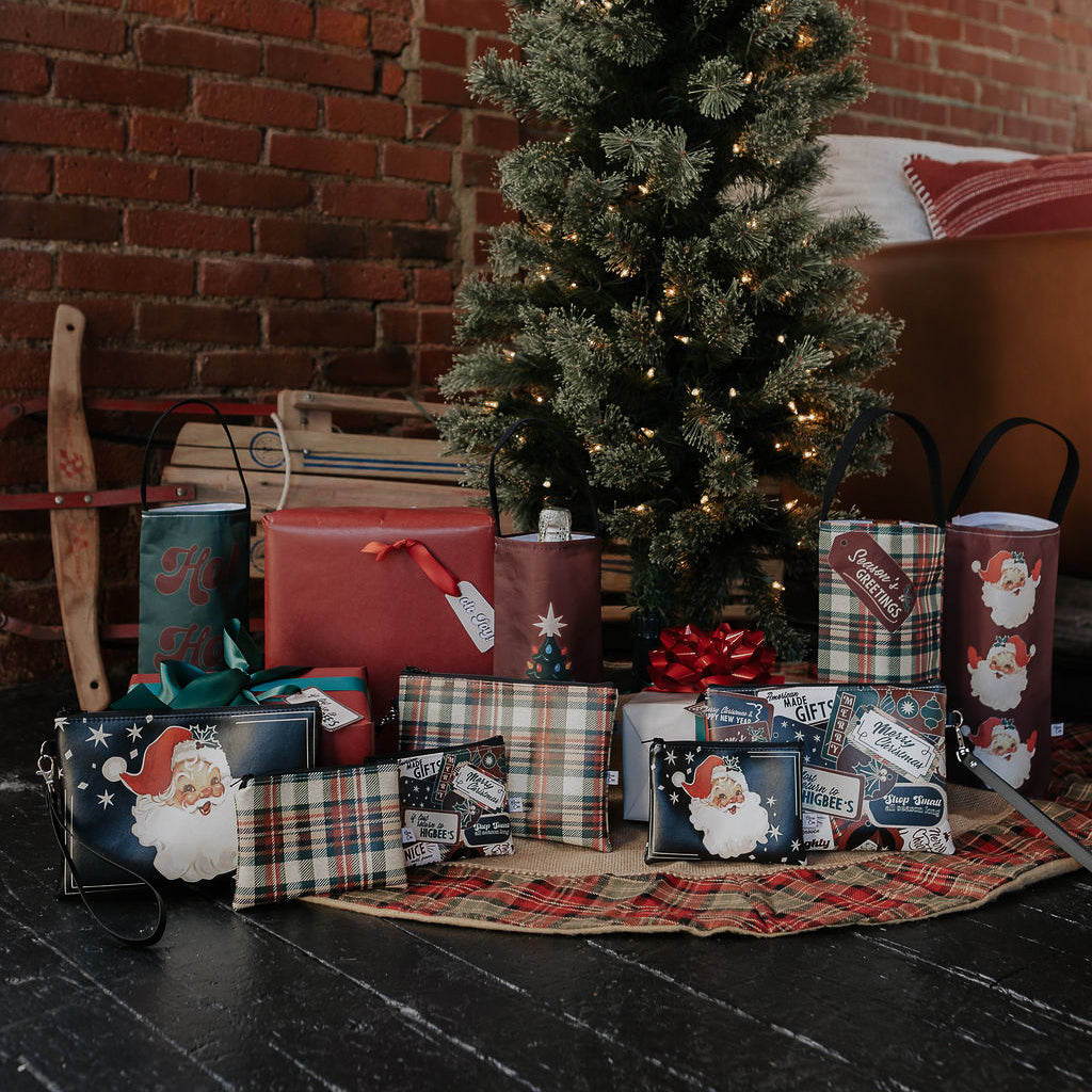 Jolly St. Nick Wristlet Clutch