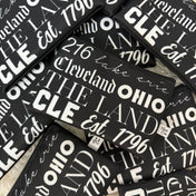 Limited Edition "Best of Cleveland" Handmade Canvas Mini Purse