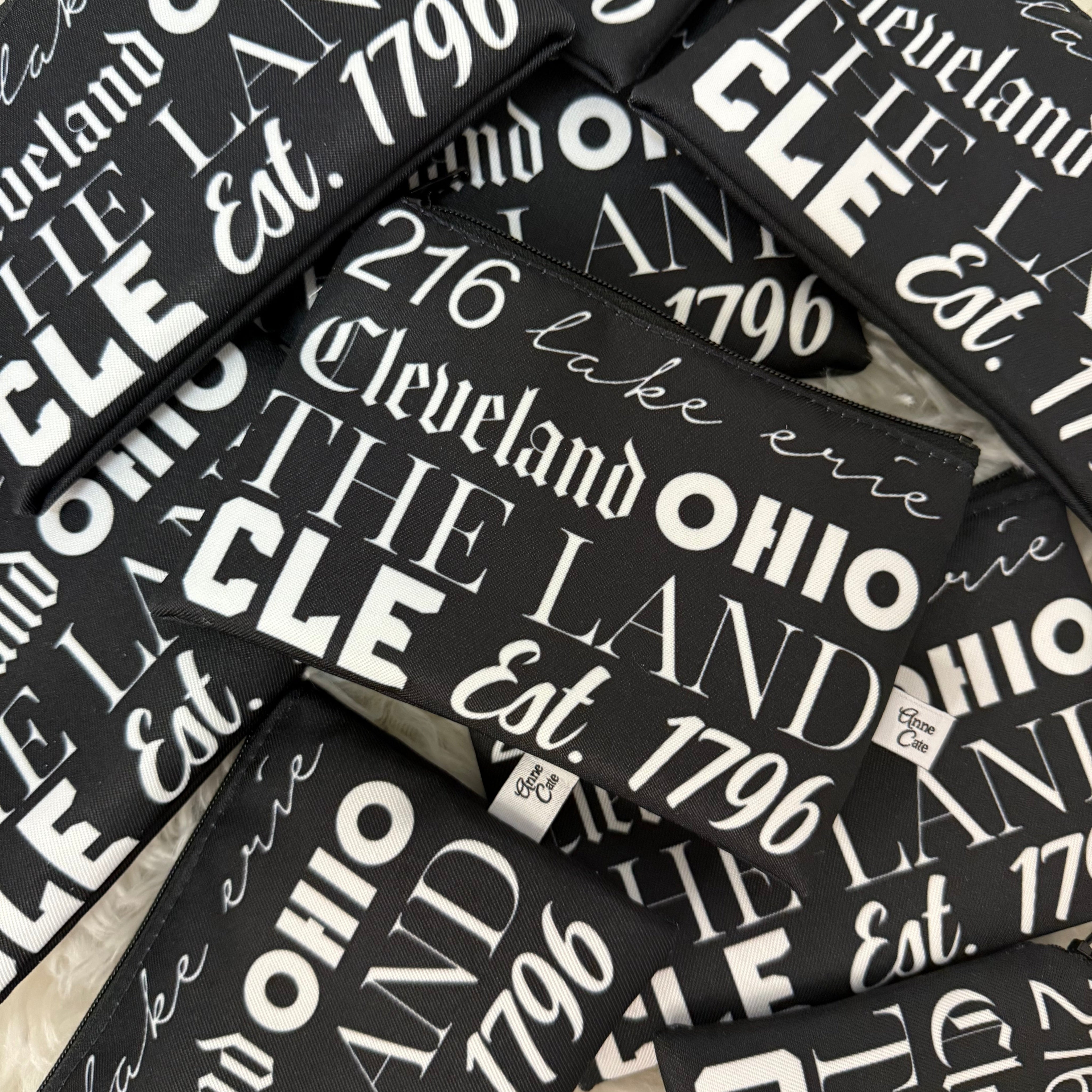 Limited Edition "Best of Cleveland" Handmade Canvas Mini Purse