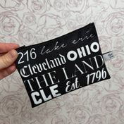 Limited Edition "Best of Cleveland" Handmade Canvas Mini Purse
