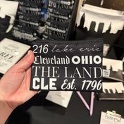 Limited Edition "Best of Cleveland" Handmade Canvas Mini Purse