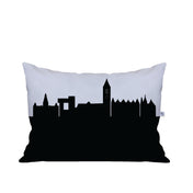 Ithaca NY (Cornell University) Skyline Lumbar Pillow