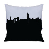 Ithaca NY (Cornell University) Skyline Large Throw Pillow