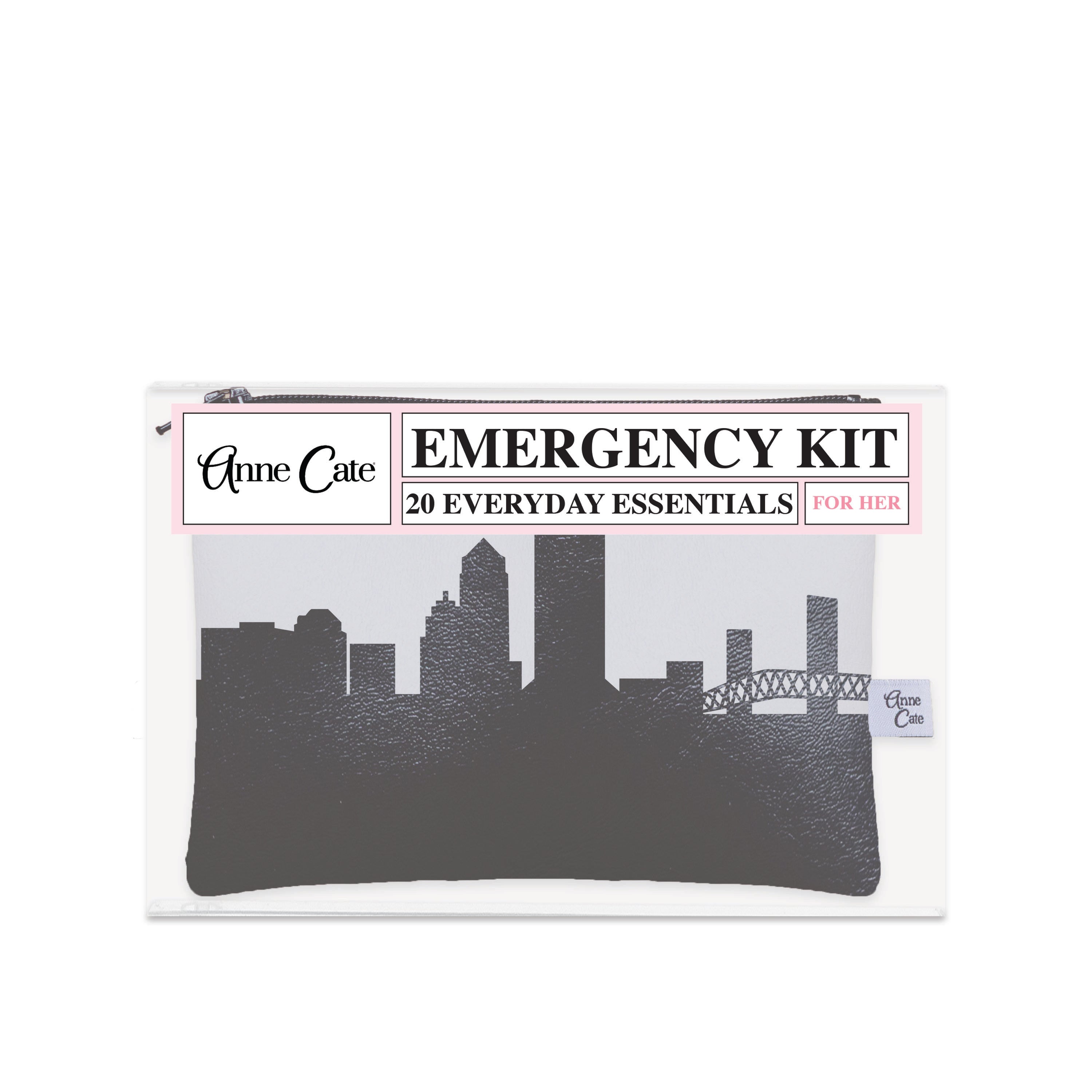 Jacksonville FL Skyline Mini Wallet Emergency Kit - For Her