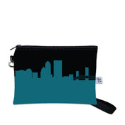 Jacksonville Jaguars Football Stadium Skyline Game Day Wristlet