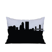 Jacksonville FL Skyline Lumbar Pillow