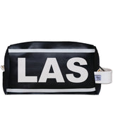 LAS (Las Vegas) City Abbreviation Travel Dopp Kit Toiletry Bag