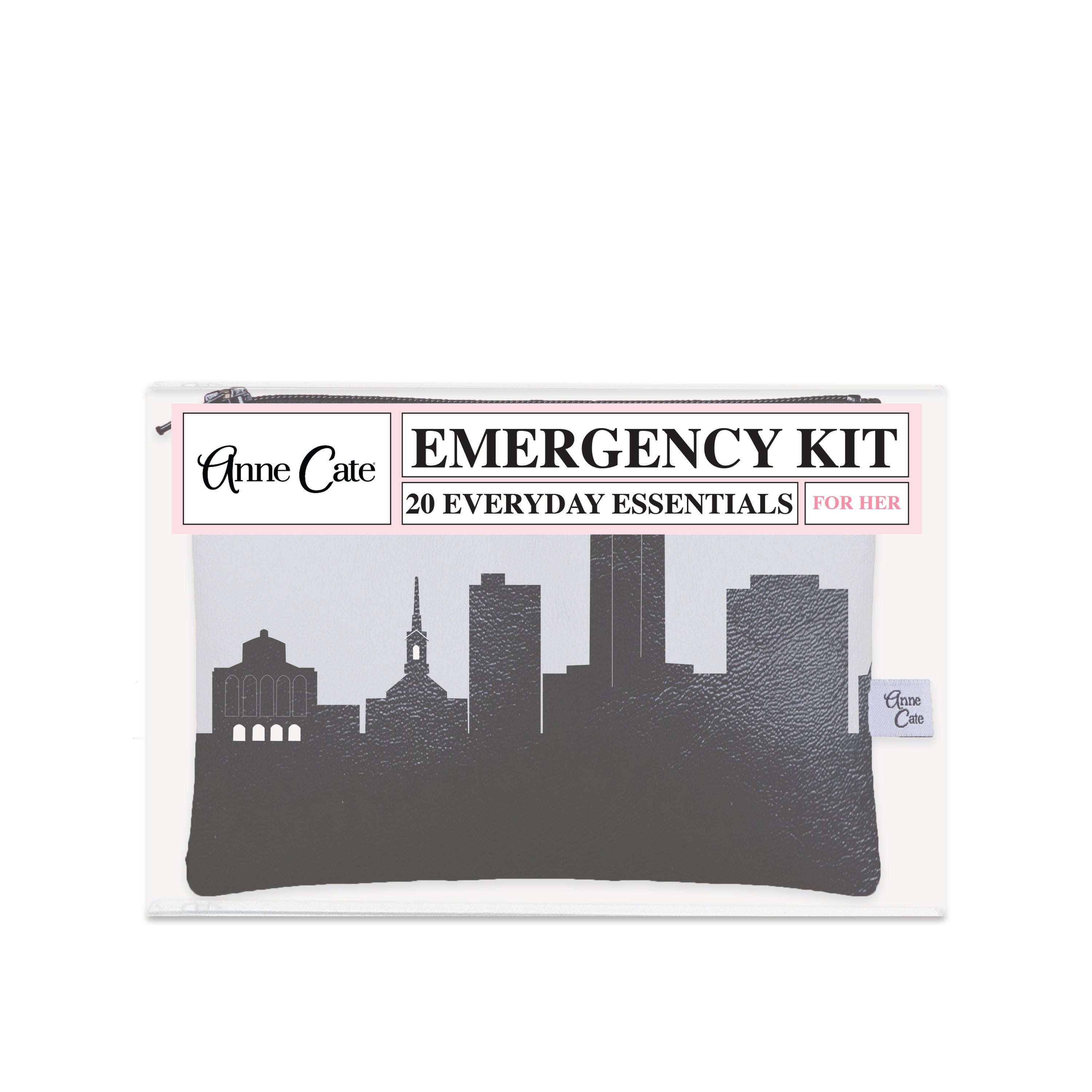 Lexington KY (University of Kentucky) Skyline Mini Wallet Emergency Kit - For Her