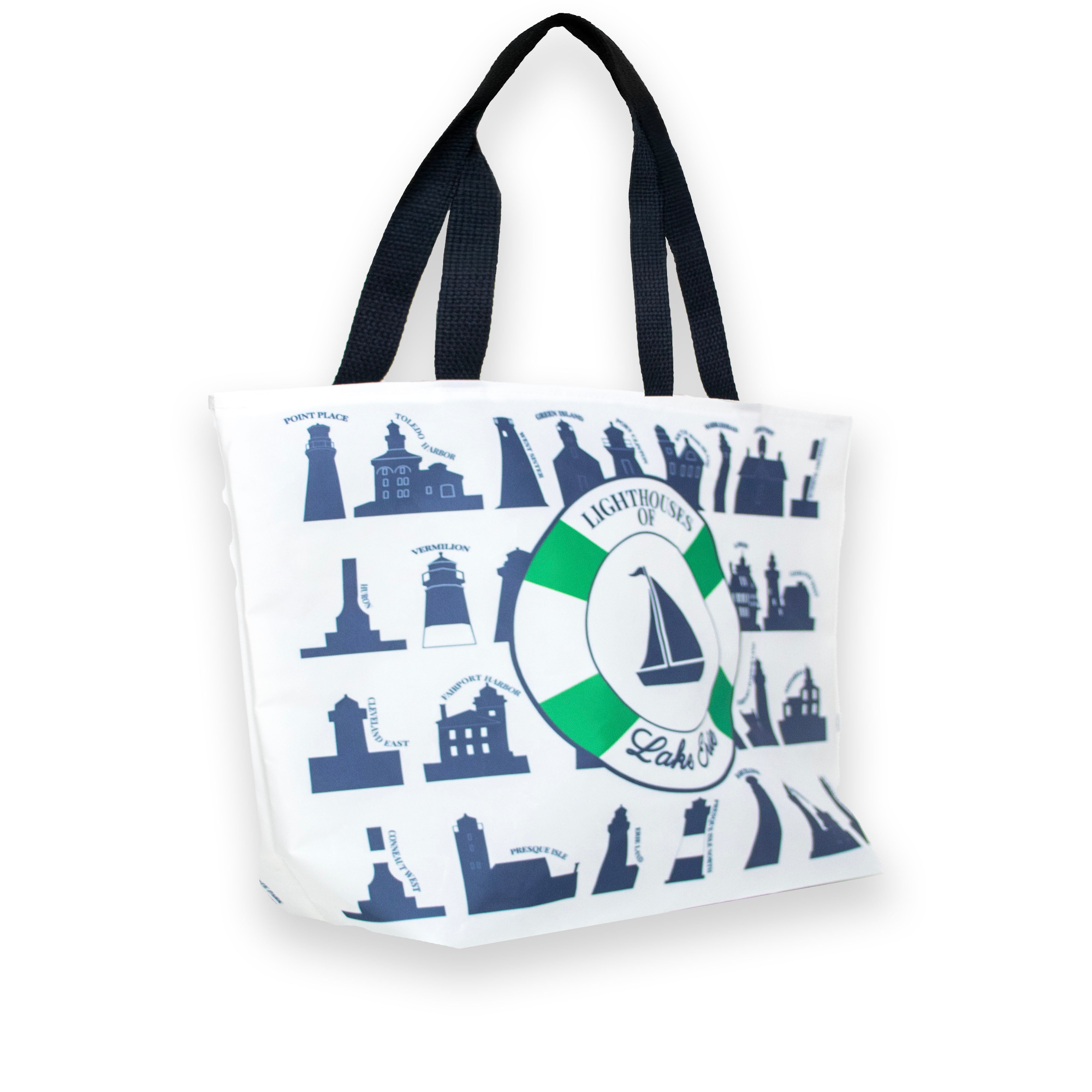 Lighthoues of Lake Erie Tote