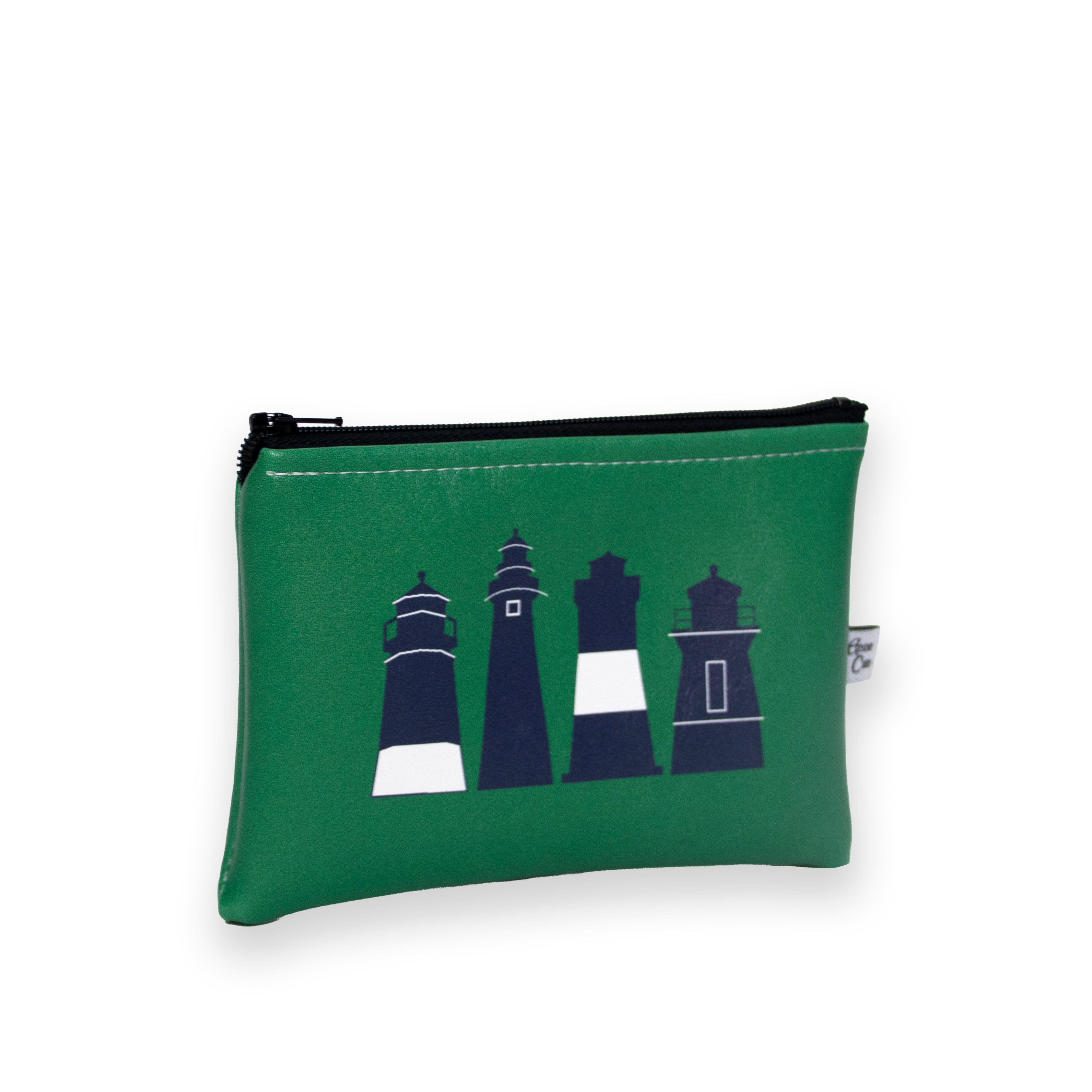 Lighthouses of Lake Erie Mini Wallet - Made in Cleveland by Anne Cate