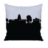 Middle Bass Island OH Skyline Large Throw Pillow