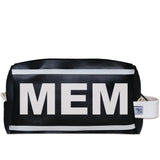 MEM (Memphis) City Abbreviation Travel Dopp Kit Toiletry Bag