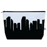 Miami FL Skyline Cosmetic Makeup Bag