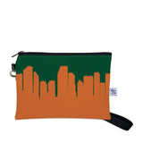University of Miami Football Stadium Skyline Game Day Wristlet