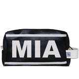 MIA (Miami) City Abbreviation Travel Dopp Kit Toiletry Bag