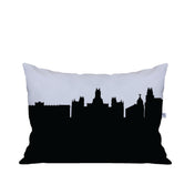 Madrid Spain Skyline Lumbar Pillow