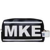 MKE (Milwaukee) City Abbreviation Travel Dopp Kit Toiletry Bag