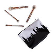 City Skyline Silhouette Canvas Travel Makeup Bag Cosmetic Case - Anne Cate - Gifts for Grads