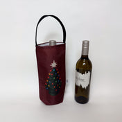 Maroon Ceramic Tree Wine Tote - Made in the USA