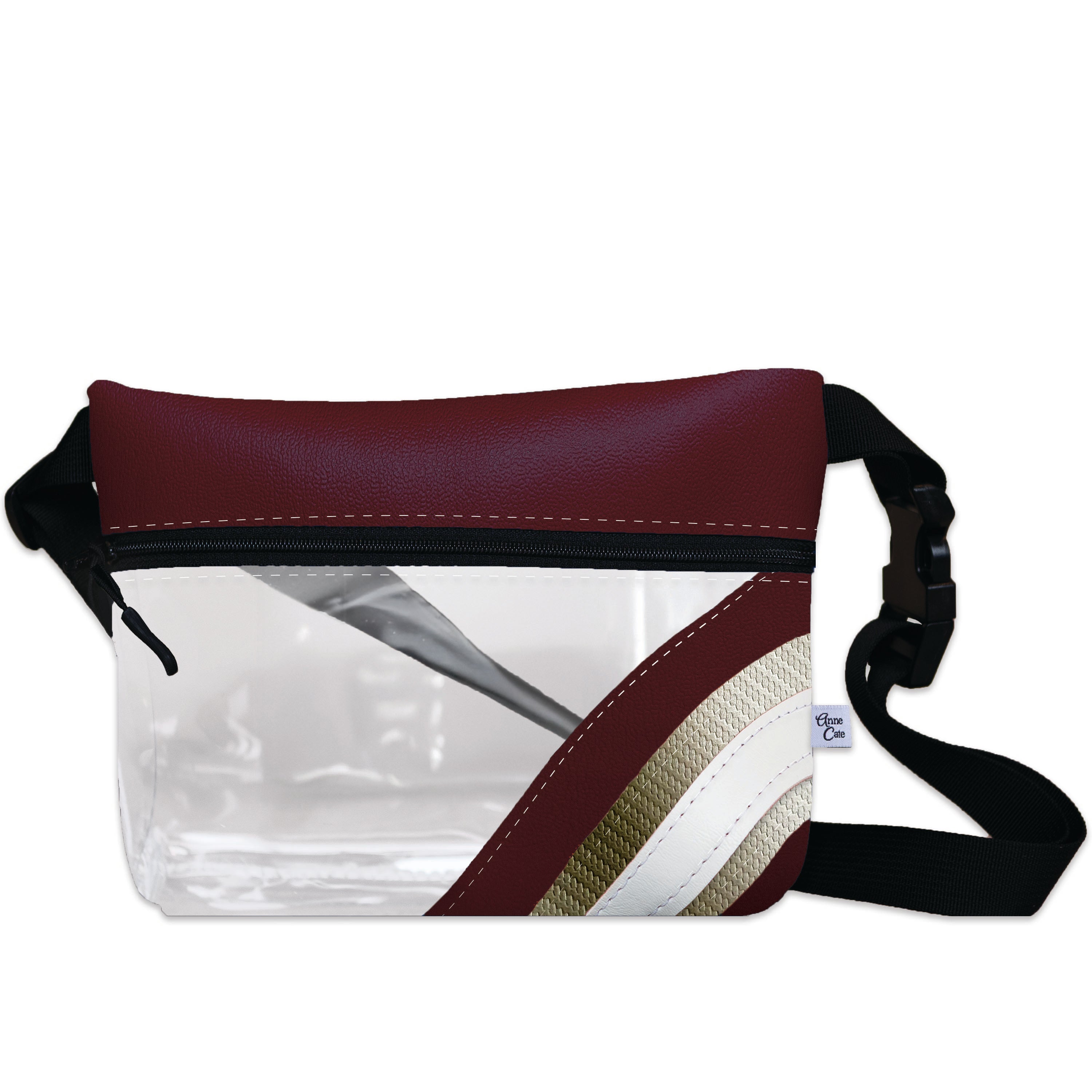 Basketball Arena Clear Stripe Game Day Fanny Pack