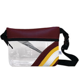 Washington Commanders Football Stadium Clear Stripe Game Day Fanny Pack