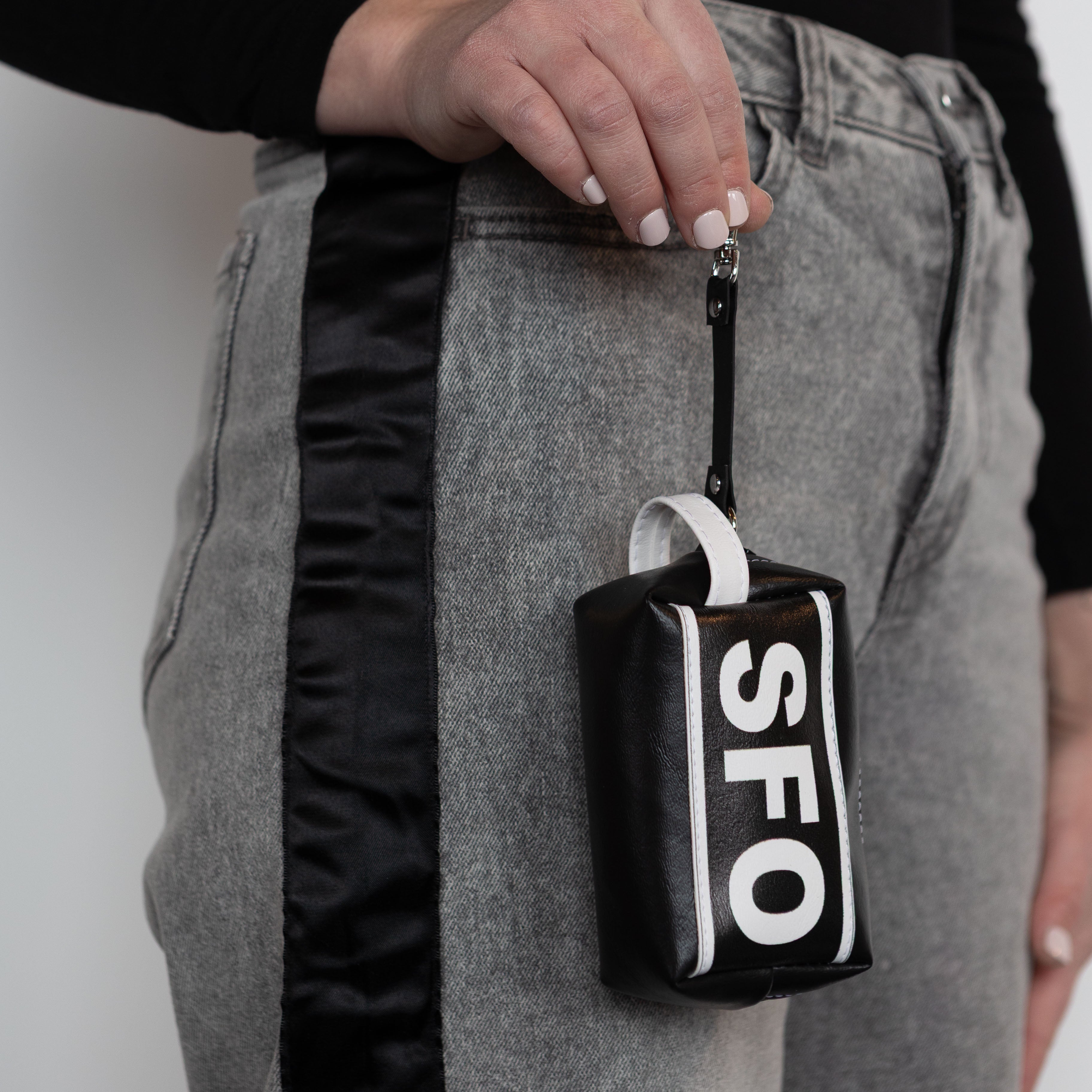 A'DAM (Amsterdam) City Abbreviation Multi-Use Mini Bag Keychain
