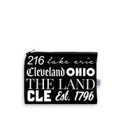 Limited Edition "Best of Cleveland" Handmade Canvas Mini Purse