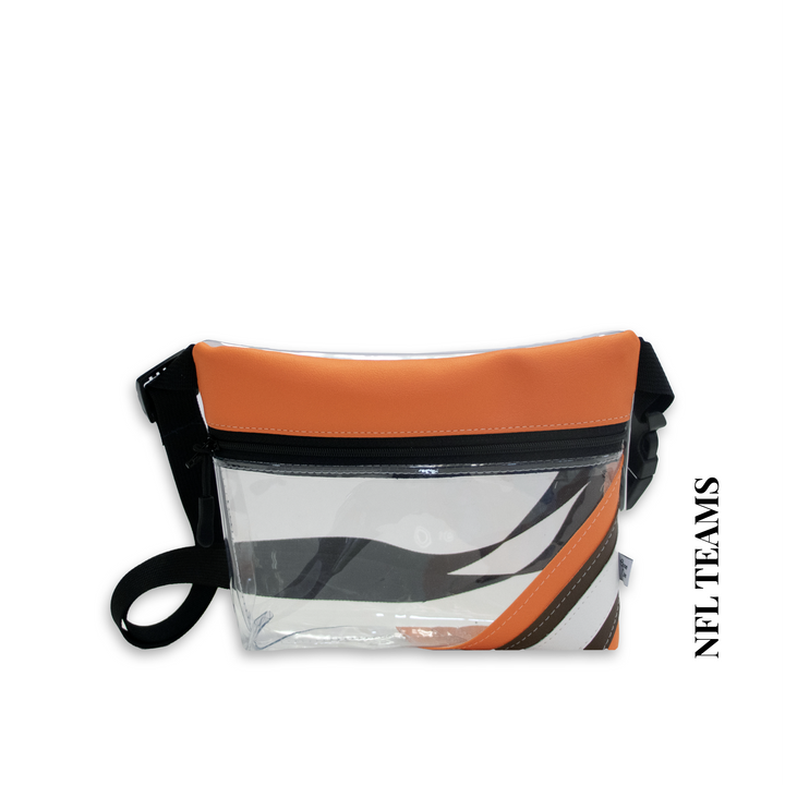 NFL Clear Stripe Game Day Belt Bag Fanny Pack