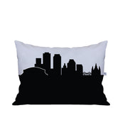 New Orleans LA Skyline Lumbar Pillow