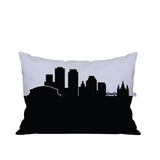 New Orleans LA Skyline Lumbar Pillow