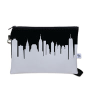 Brooklyn Nets Basketball Arena Skyline Game Day Wristlet