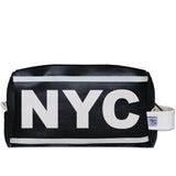 NYC (New York City) City Abbreviation Travel Dopp Kit Toiletry Bag