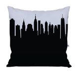 New York City NY Skyline Large Throw Pillow