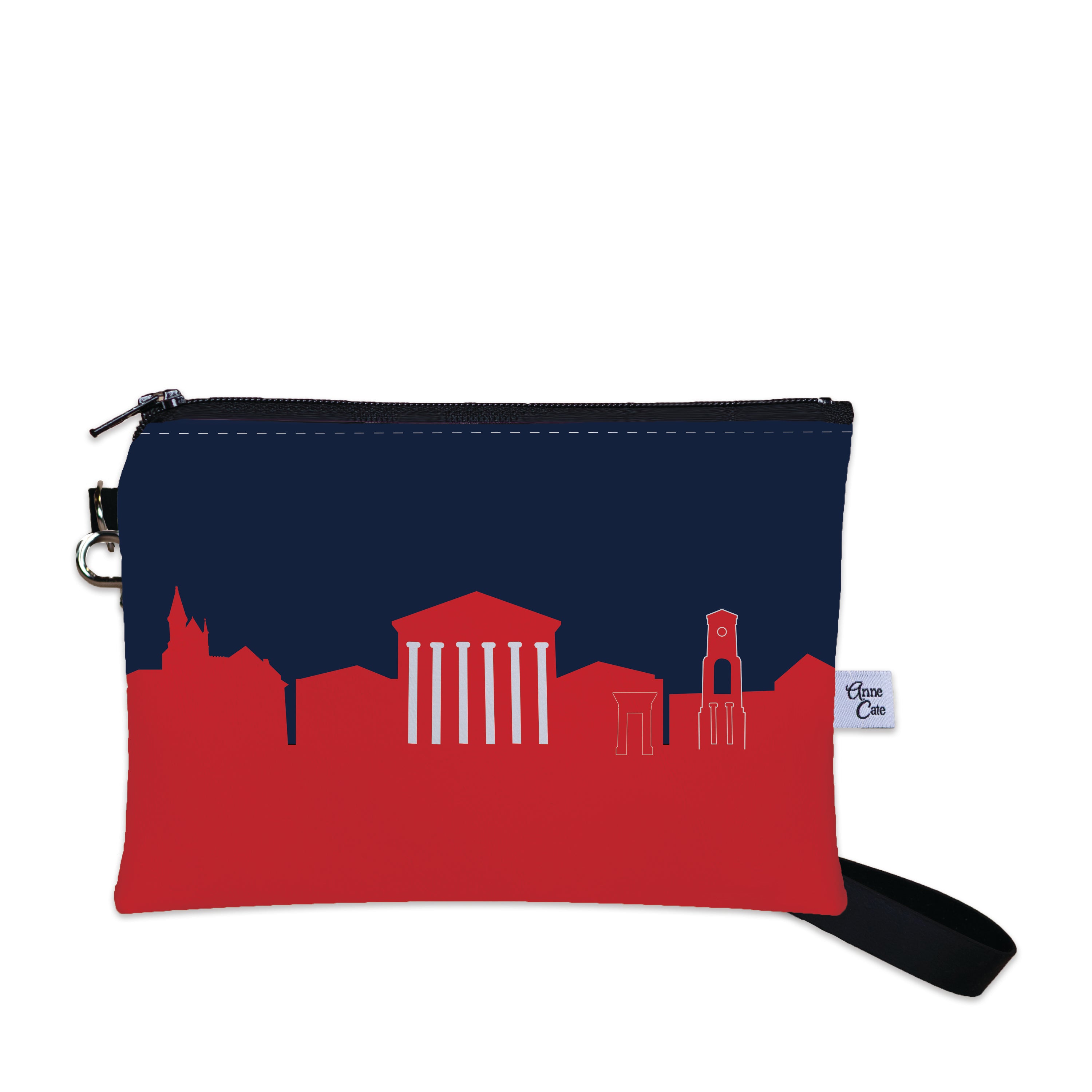 Ole Miss Football Stadium Skyline Game Day Wristlet