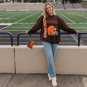 City Skyline Silhouette Team Colored Stadium Approved Football Game Day Wristlet - Anne Cate - NFL Approved Size, Stadium Regulation Purse - 4.5 x 6.5" Size