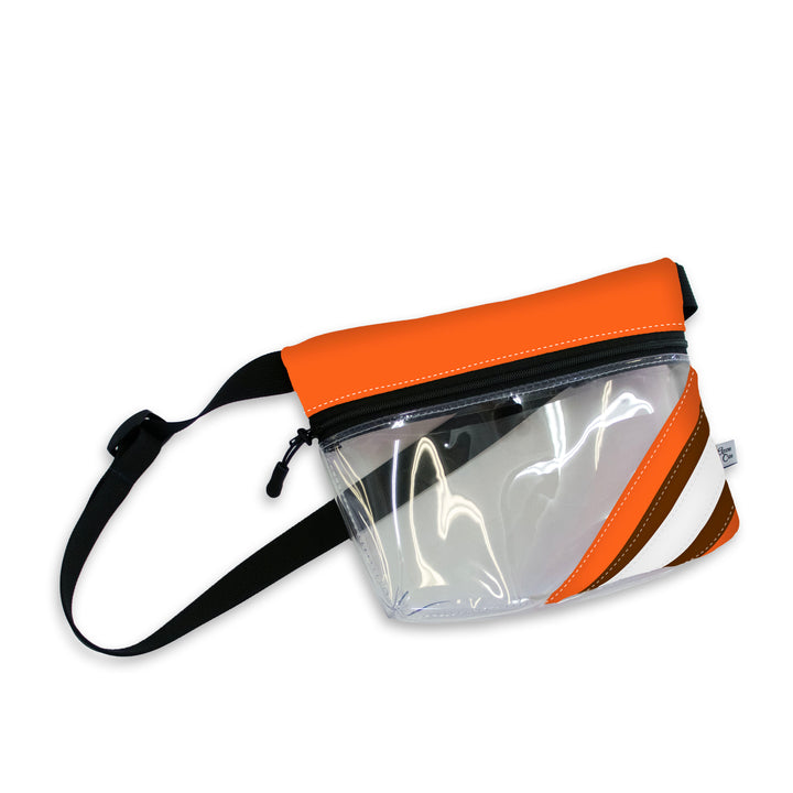 NFL Clear Stripe Game Day Belt Bag Fanny Pack