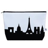 Paris France Skyline Cosmetic Makeup Bag
