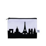 Paris France Skyline Canvas Mini Purse
