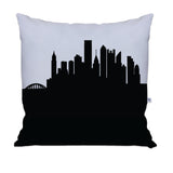 Pittsburgh PA Skyline Large Throw Pillow