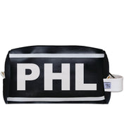 PHL (Philadelphia) City Abbreviation Travel Dopp Kit Toiletry Bag-Anne Cate