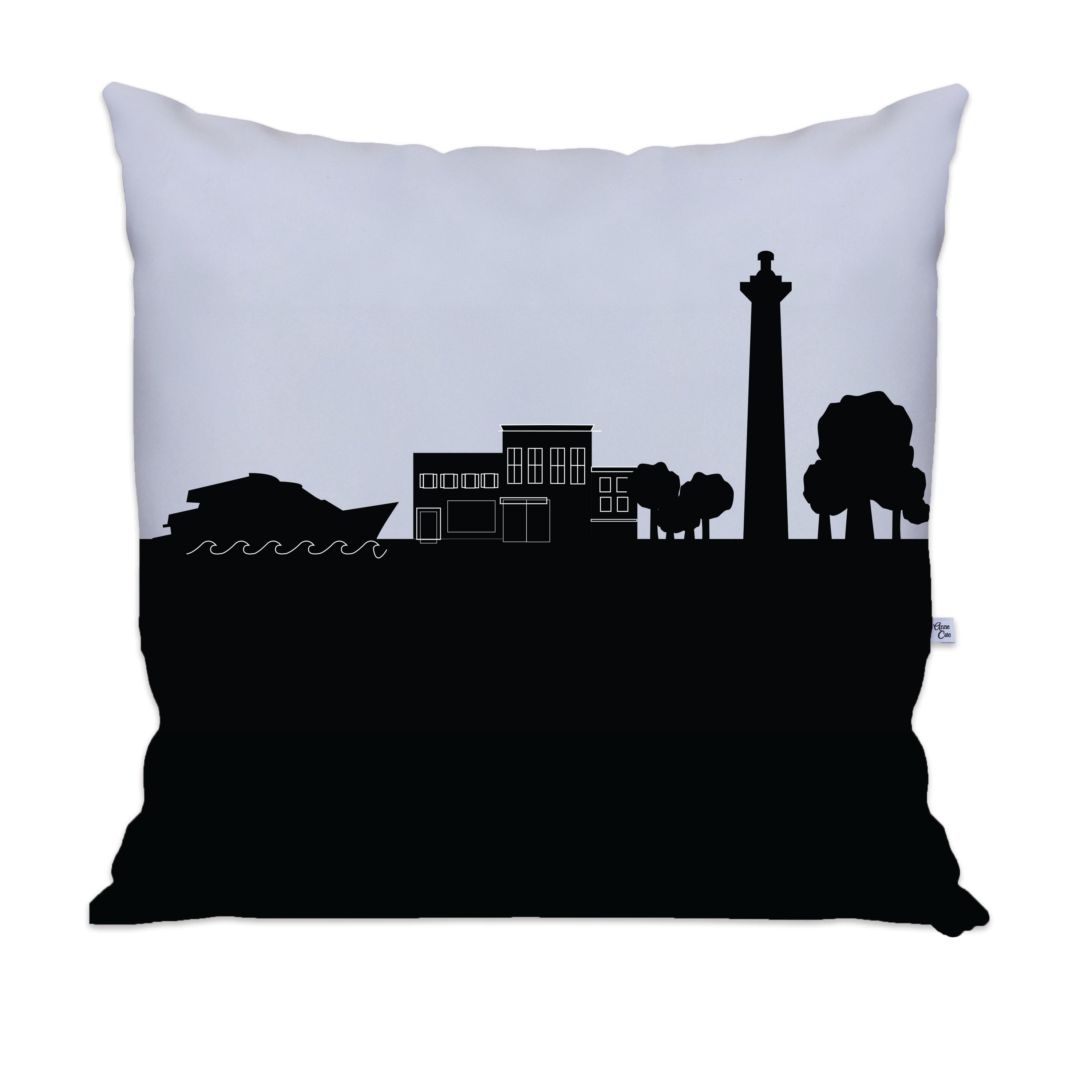 Skyline Large Throw Pillow