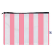 Pink Nautical Stripe Sailcloth Splash-Proof Pouch Wet Bag